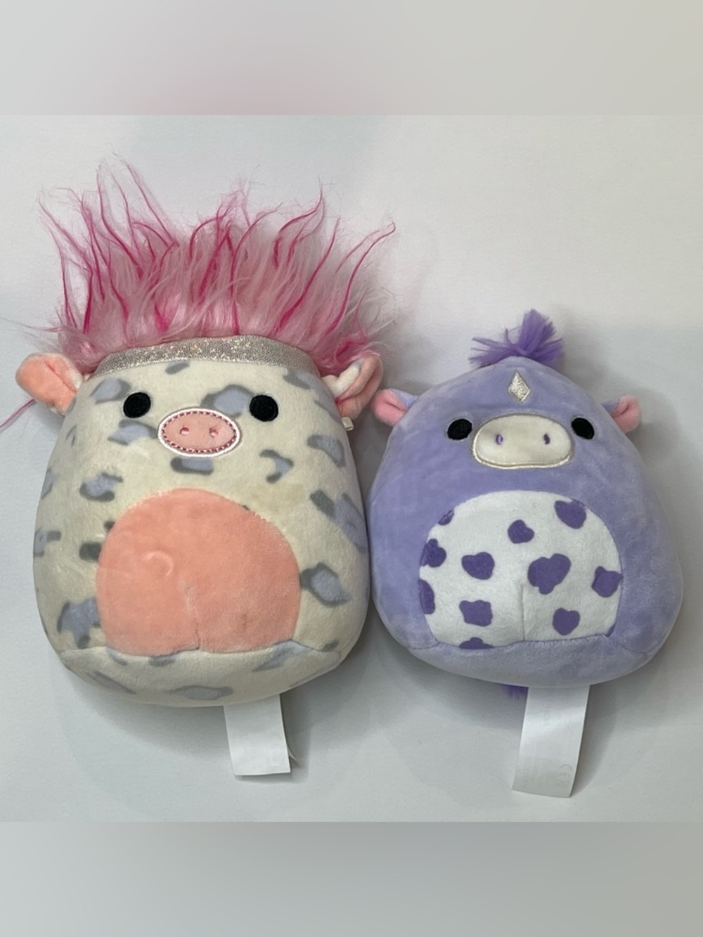 Squishmallows Rosie The Pig Squish-Doo 8”  and Meadow the Horse 5”